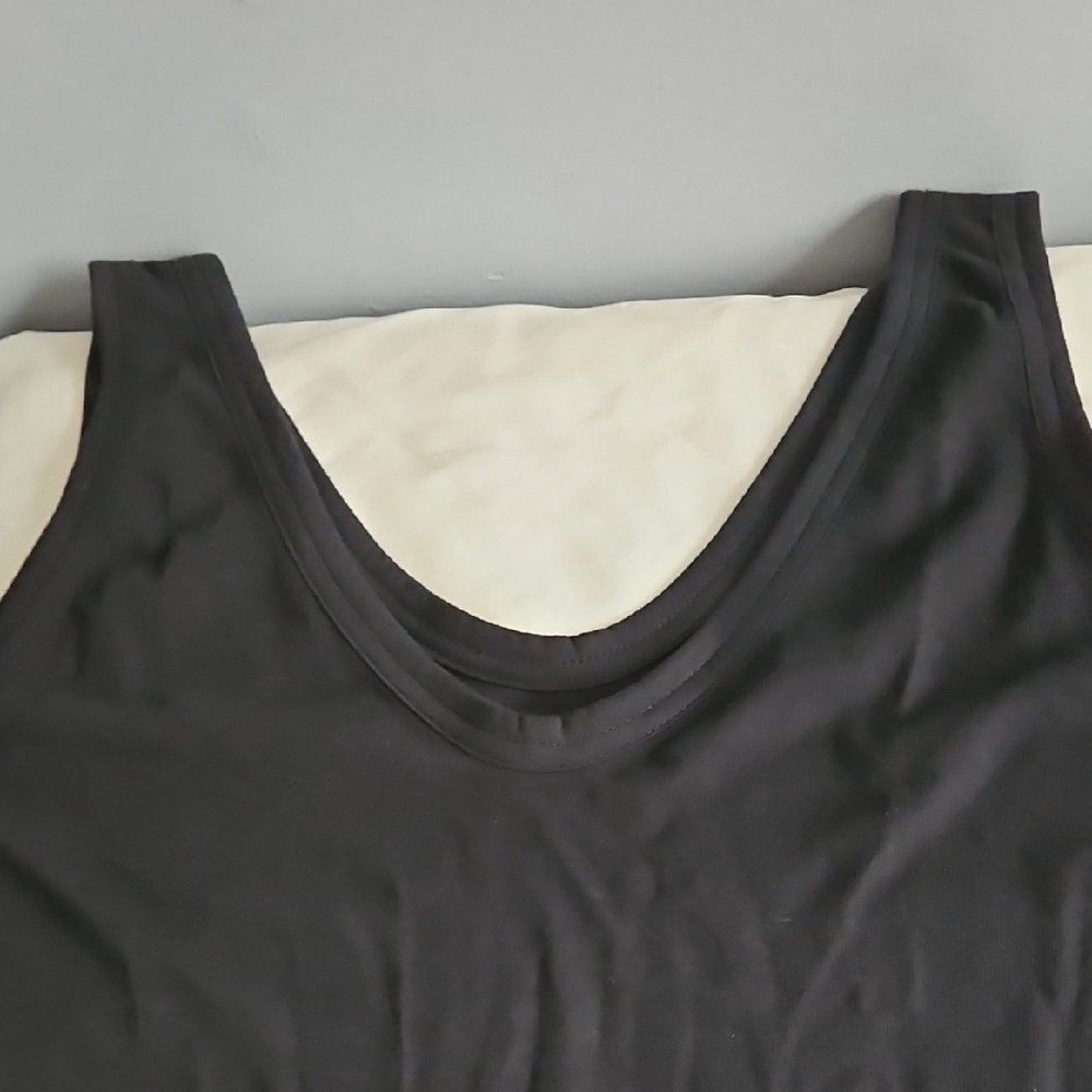 Everlane Classic Black Tank Dress - Picture 4 of 6
